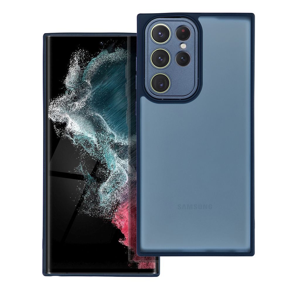 Farebný kryt VARIETE Case pre SAMSUNG S22 Ultra modrý