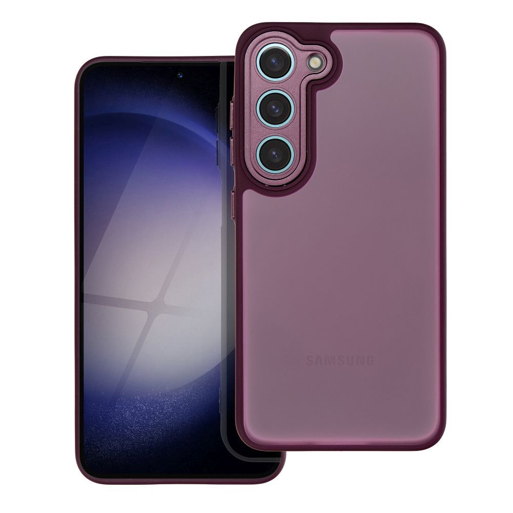 Farebný kryt VARIETE Case pre SAMSUNG S23 fialový