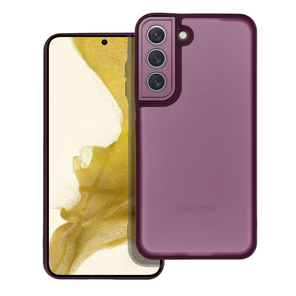 Farebný kryt VARIETE Case pre SAMSUNG S22 fialový