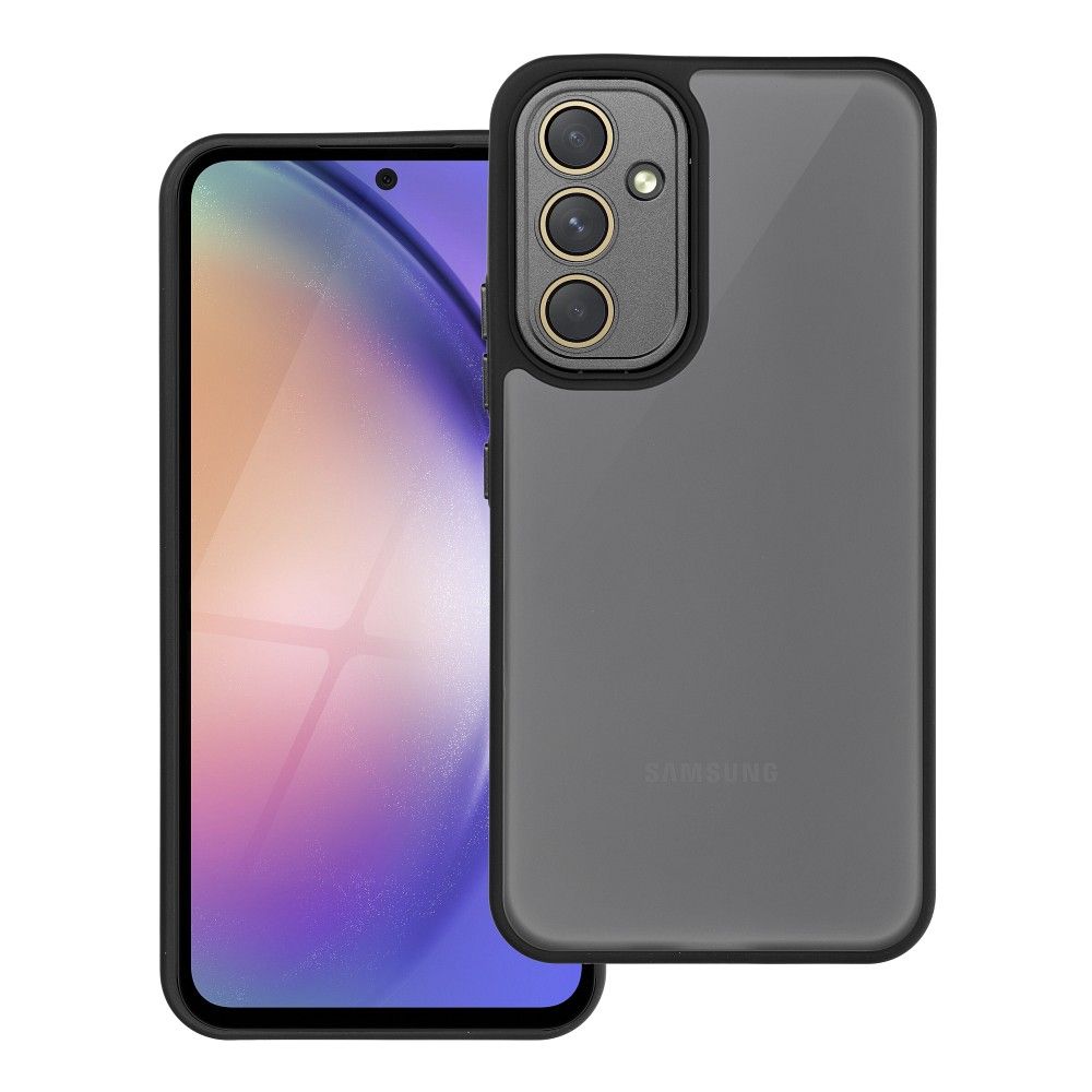 Farebný kryt VARIETE Case pre SAMSUNG A54 5G čierny