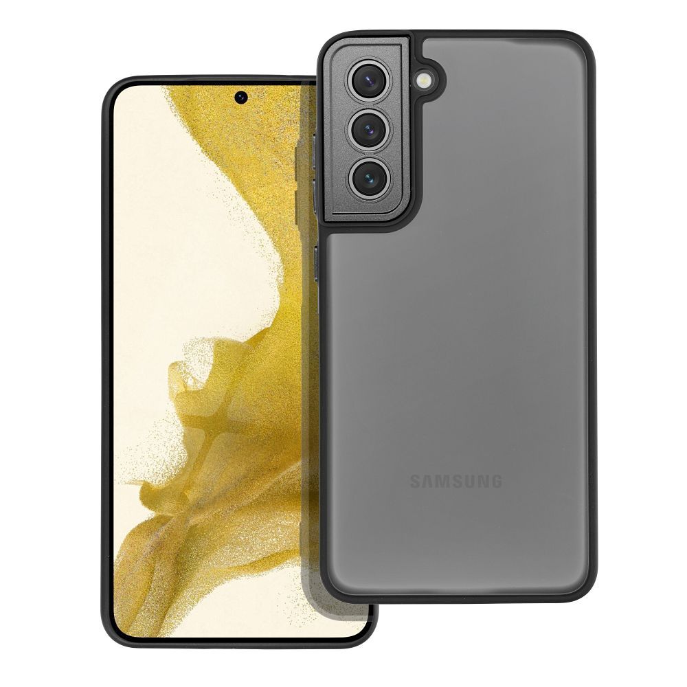 Farebný kryt VARIETE Case pre SAMSUNG S21 FE čierny