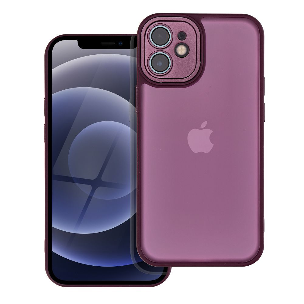 Farebný kryt VARIETE Case pre IPHONE 12 Mini fialový