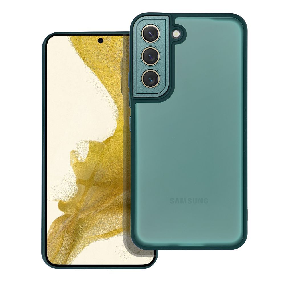 Farebný kryt VARIETE Case pre SAMSUNG S22 zelený