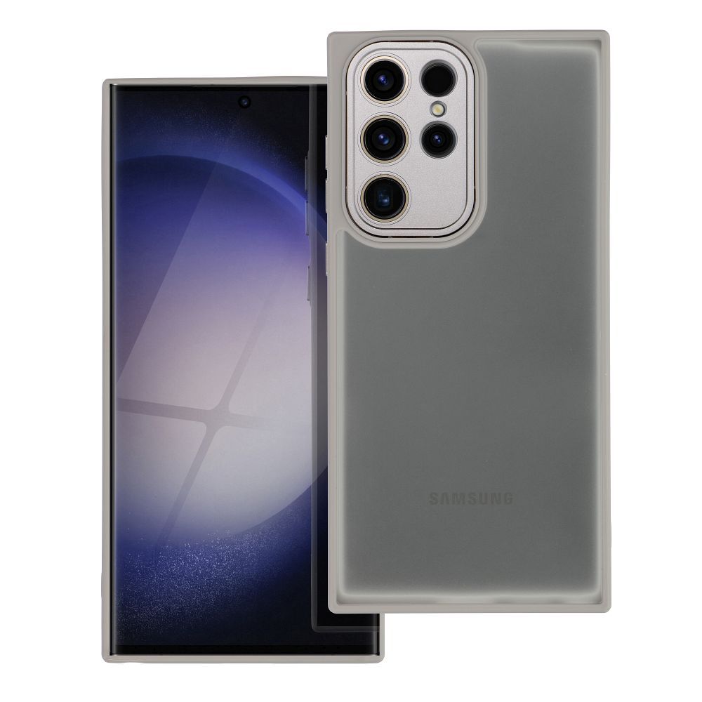 Farebný kryt VARIETE Case pre SAMSUNG S22 Ultra sivý