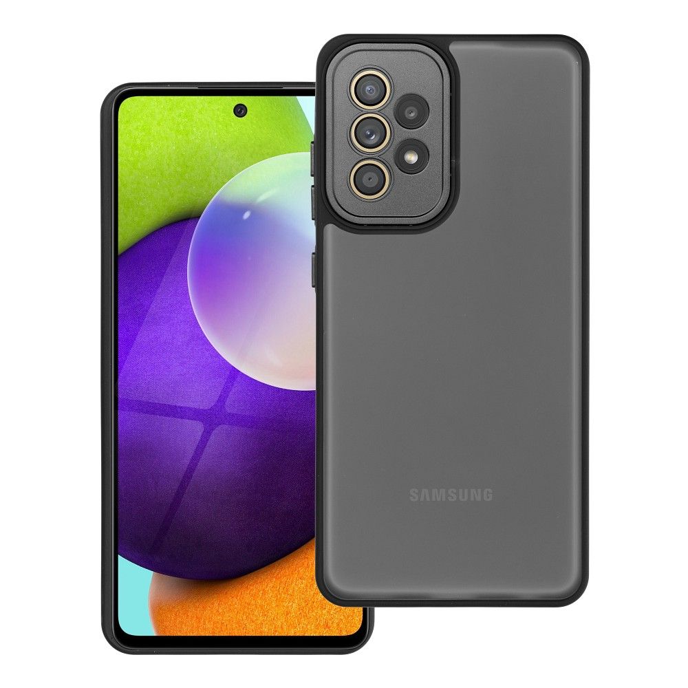 Farebný kryt VARIETE Case pre SAMSUNG A52 5G / A52 LTE ( 4G ) / A52s 5G čierny