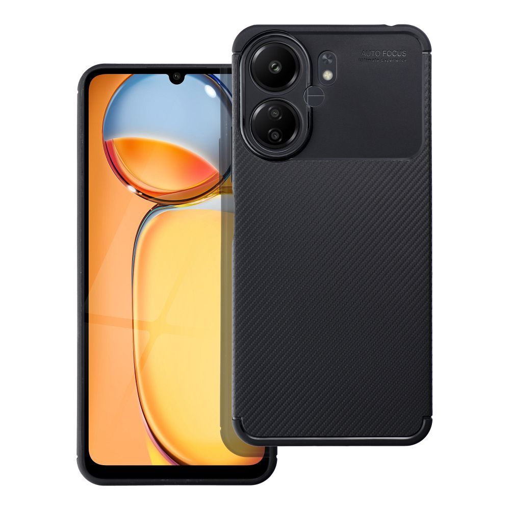 Kryt Case CARBON PREMIUM for XIAOMI Redmi 13C / POCO C65 čierny