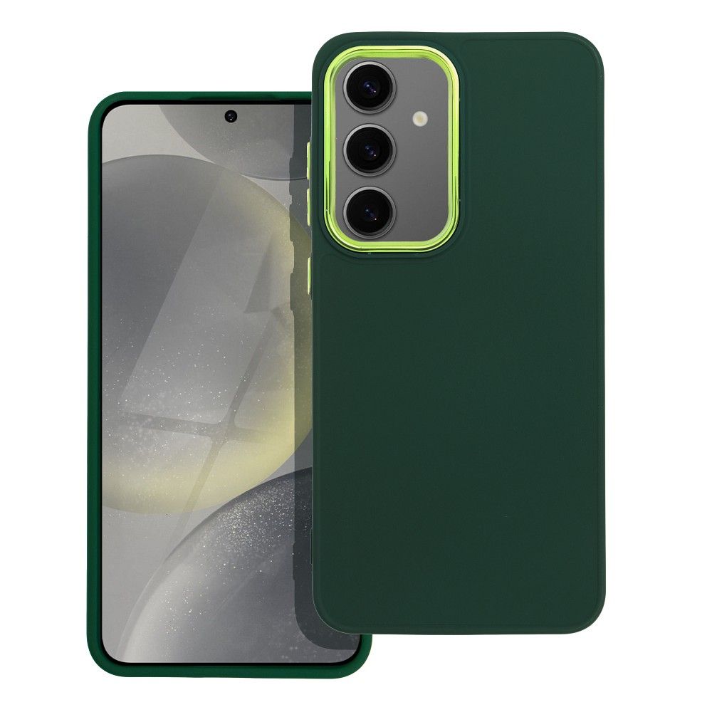 Štýlový kryt FRAME Case pre SAMSUNG S24 Plus zelený