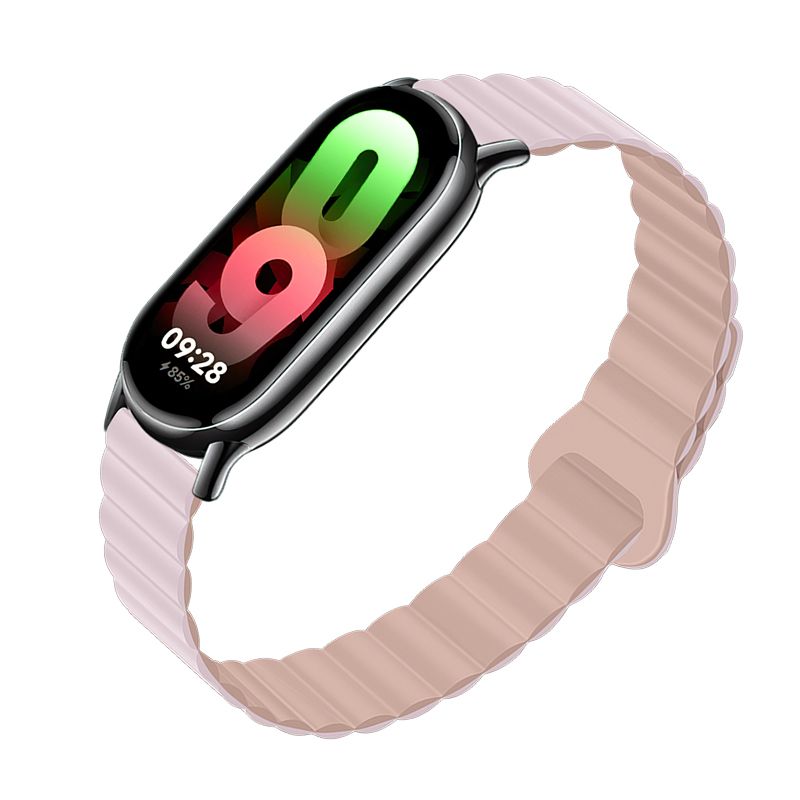 FORCELL F-DESIGN FXMi Band 8 remienok pre Xiaomi Mi Band 8 Oxford púdrová a ružovo šedá