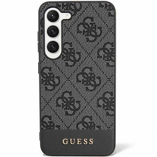 GUESS pre SAMSUNG S24 Plus GUHCS24MG4GLGR (4G Bottom Stripe) čierne