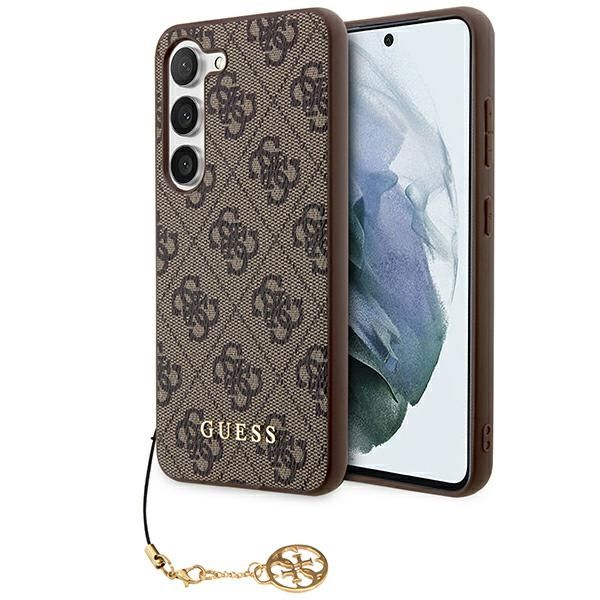 GUESS pre SAMSUNG S24 GUHCS24SGF4GBR (4G Charm) hnedé