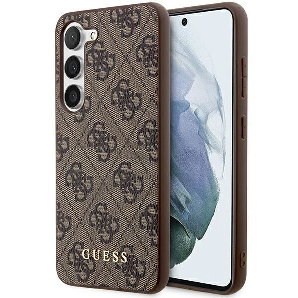 GUESS pre SAMSUNG S24 Plus GUHCS24MG4GFBR (Classic logo) hnedé