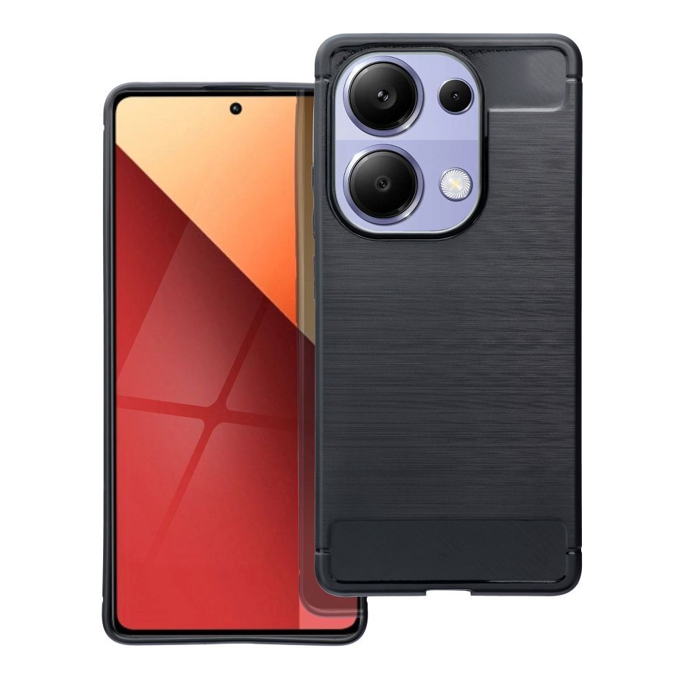 Puzdro CARBON pre XIAOMI Redmi Note 13 Pro 4G čierne