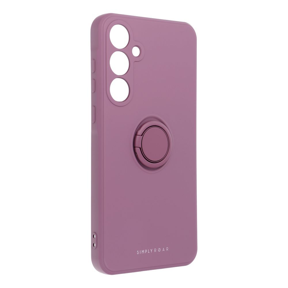 Puzdro ROAR case AMBER for SAMSUNG A55 5G fialové