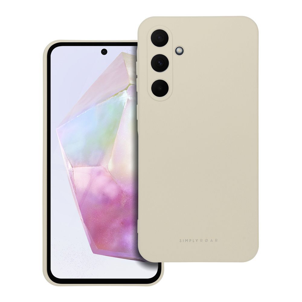 Puzdro ROAR case SPACE for SAMSUNG A35 5G krémové