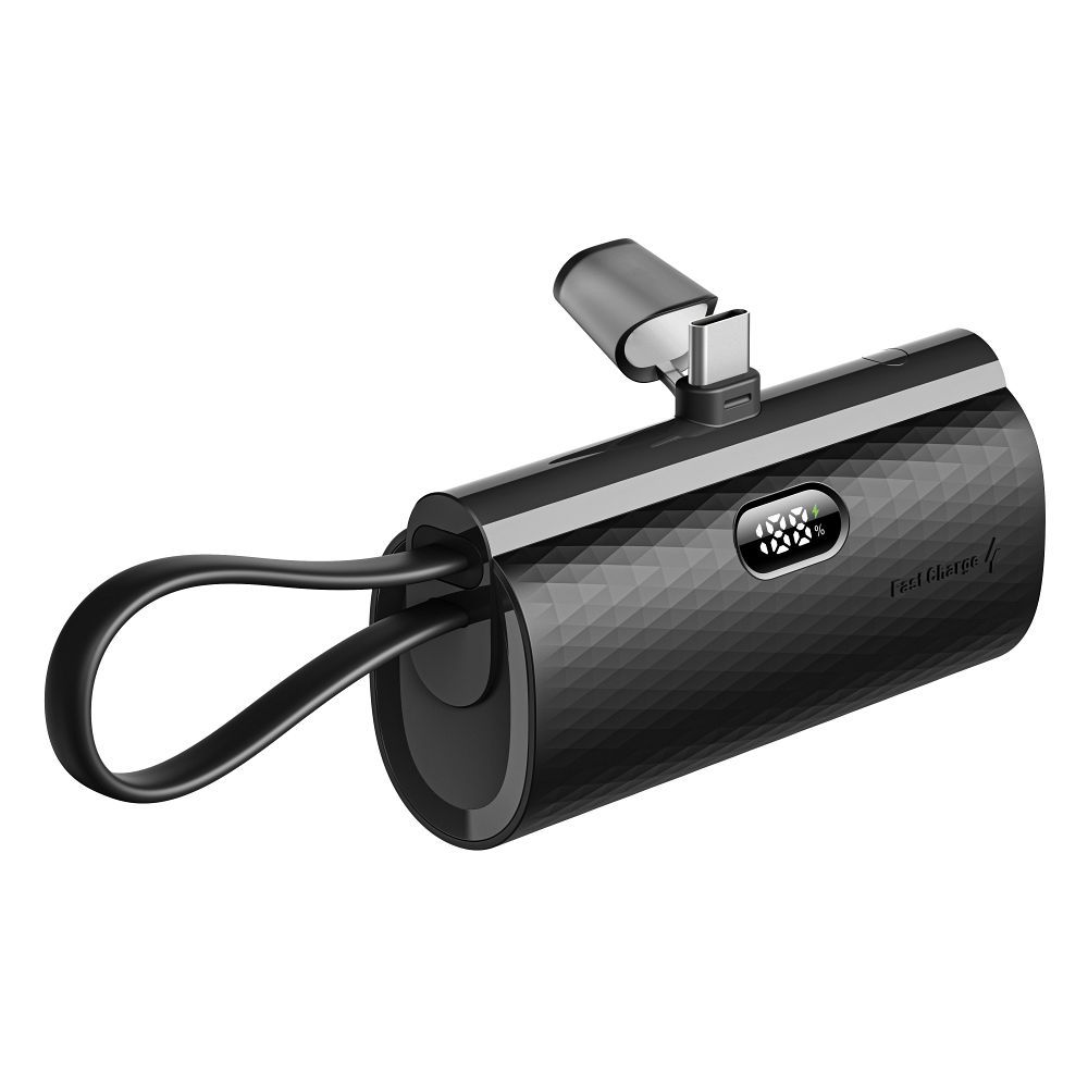 Powerbank FORCELL F-Energy Power Plug F5K3 5000 mAh pre USB-C PD20W čierna