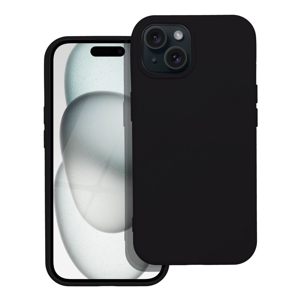 Moderný kryt SILICONE pre IPHONE 15 Plus čierny