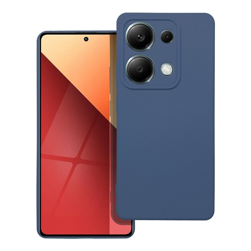 Moderný kryt SILICONE pre XIAOMI Redmi Note 13 Pro 4G modrý