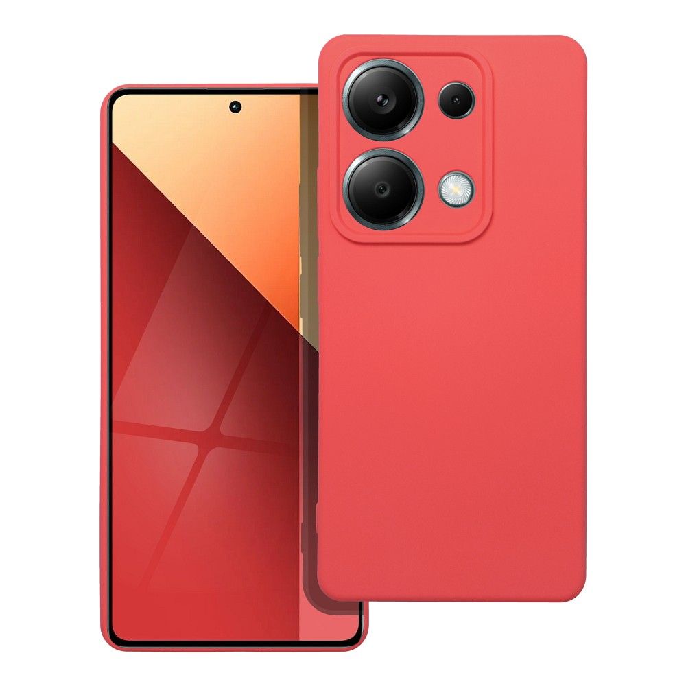 Moderný kryt SILICONE pre XIAOMI Redmi Note 13 Pro 4G broskyňový