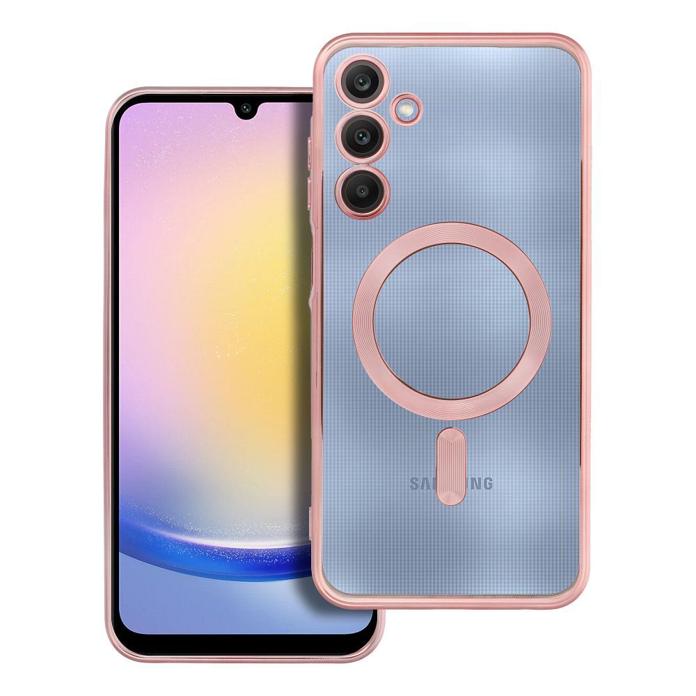 Puzdro ELECTRO MAG COVER pre SAMSUNG A25 ružovo zlaté