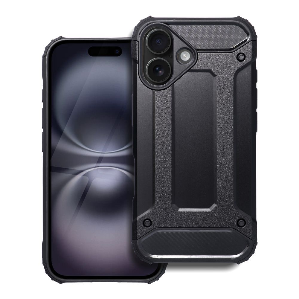 Odolné puzdro Case for iPhone 16 Armor čierne