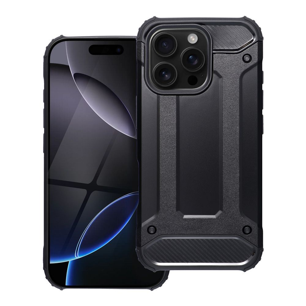 Odolné puzdro Case for iPhone 16 PRO Armor čierne