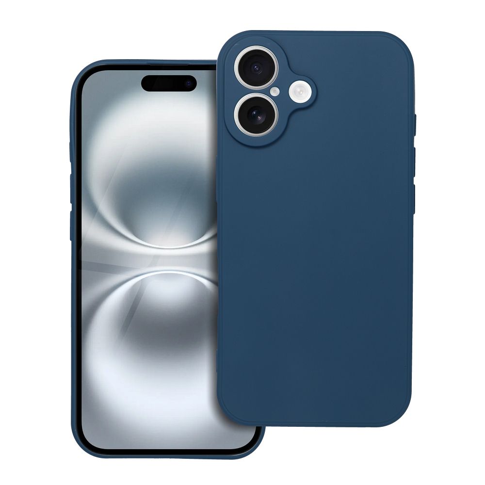 Puzdro Case for iPhone 16 Soft tmavo modré