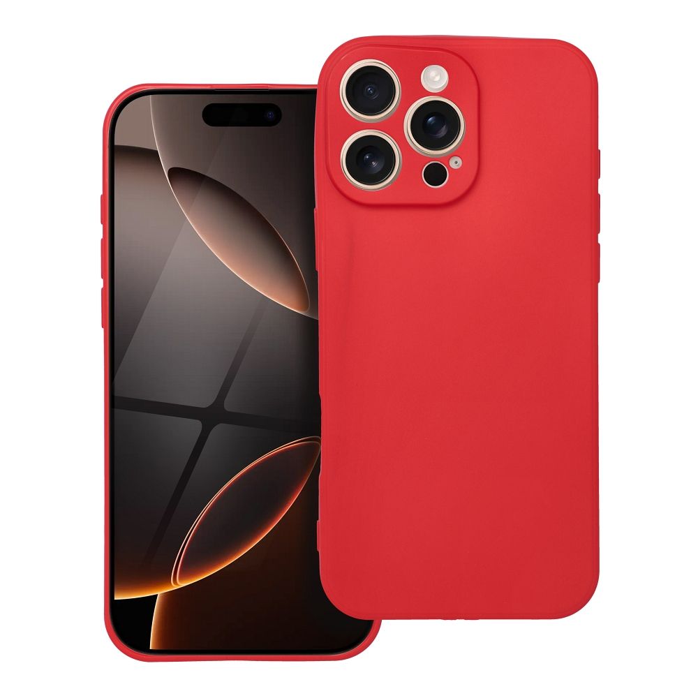 Puzdro Case for iPhone 16 PRO MAX Soft červené