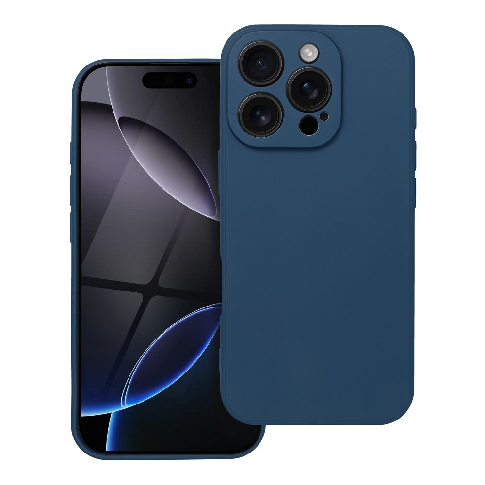 Puzdro Case for iPhone 16 PRO Soft tmavo modré