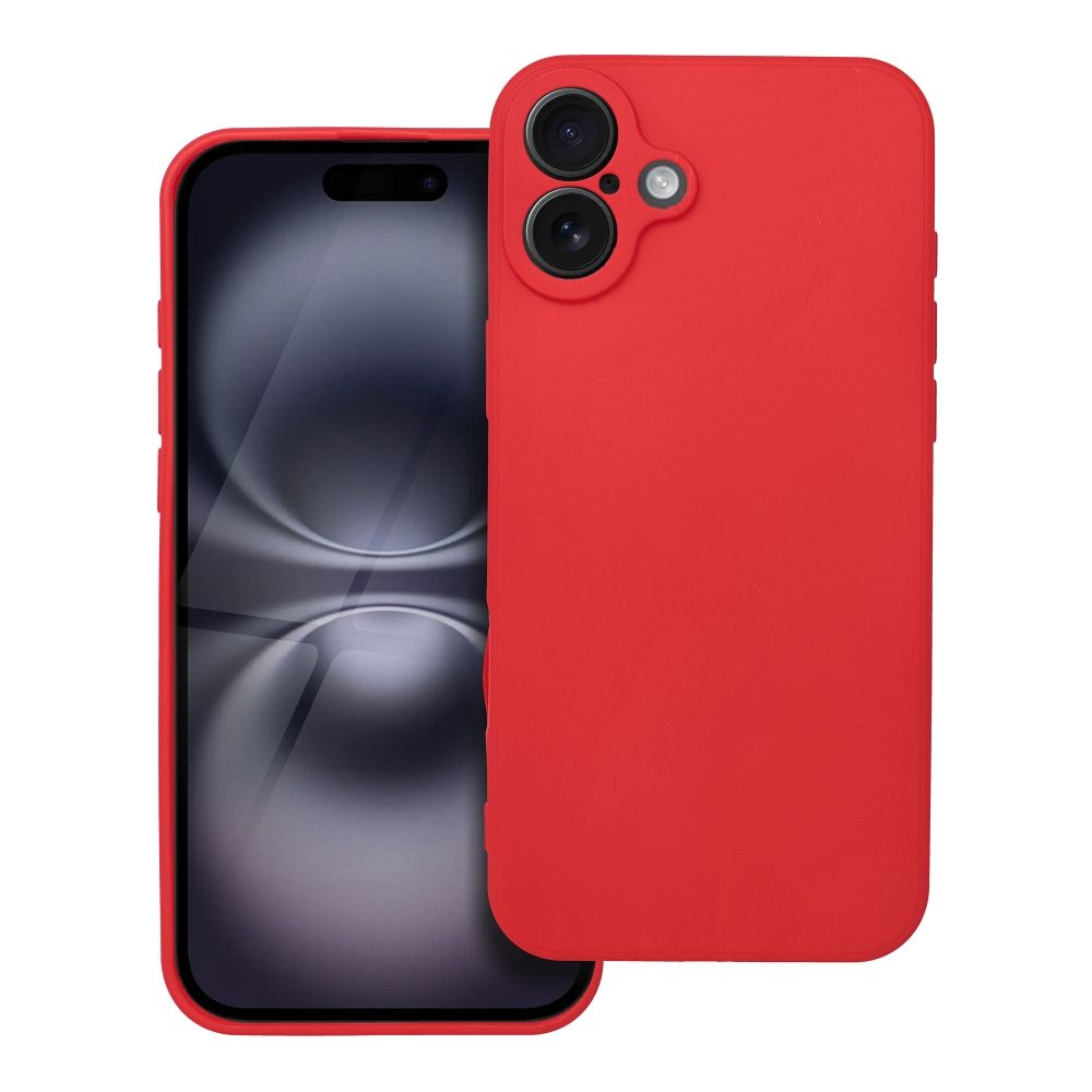 Puzdro Case for iPhone 16 PLUS Soft červené