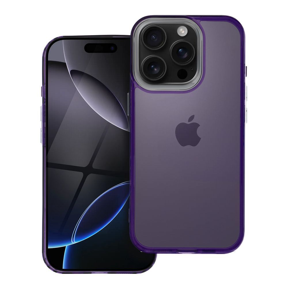 Extravagantný kryt PEARL pre IPHONE 16 Plus fialový