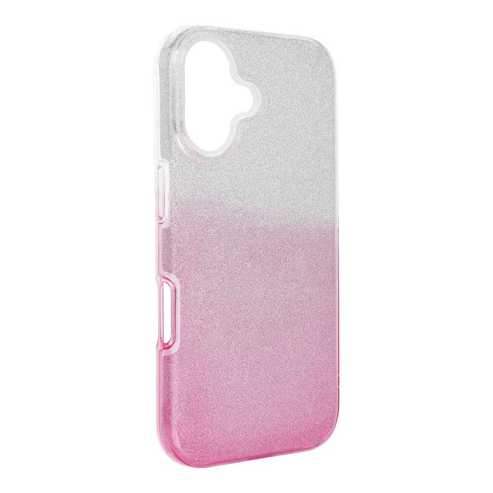 Kryt Case for iPhone 16 Shining transparent ružový