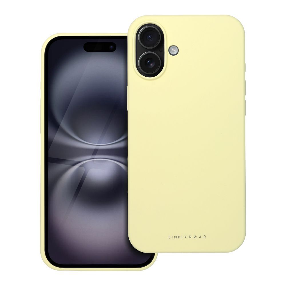 Kryt ROAR case CLOUD SKIN for IPHONE 16 Plus žltý