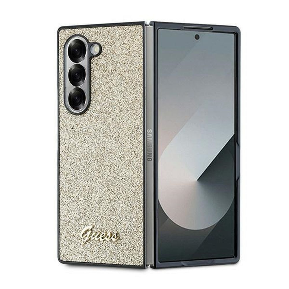 GUESS pre SAMSUNG Z Fold 6 GUHCZFD6HGGSHD (HC PU 4G Glitter Script) zlaté