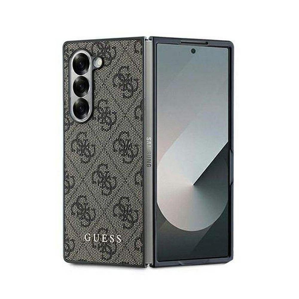 GUESS pre SAMSUNG Z Fold 6 GUHCZFD6GF4GBR (HC PU 4G Charm) hnedé