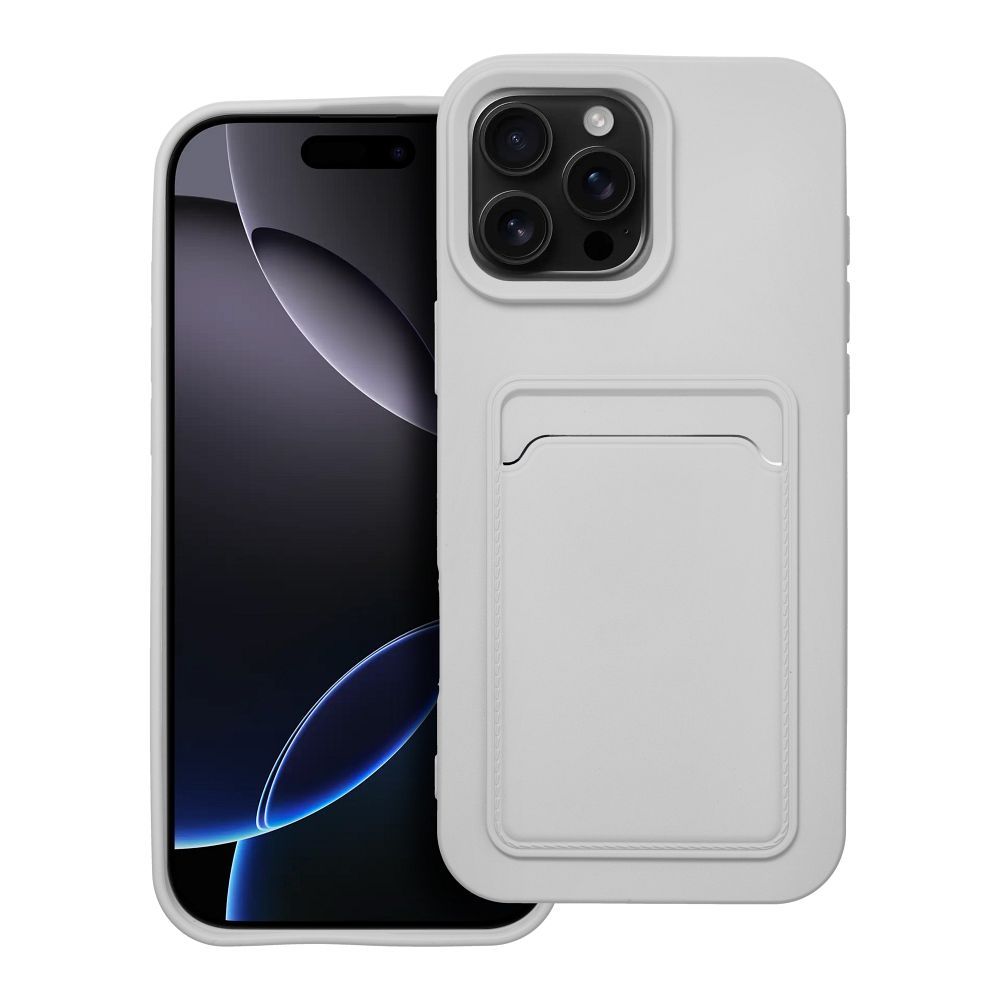 Puzdro CARD case pre IPHONE 16 Pro Max biele