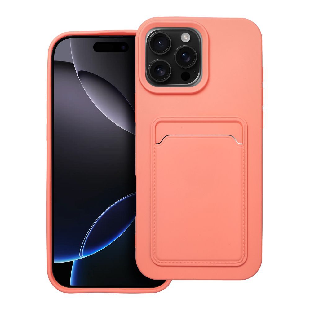 Puzdro CARD case pre IPHONE 16 Pro Max ružové