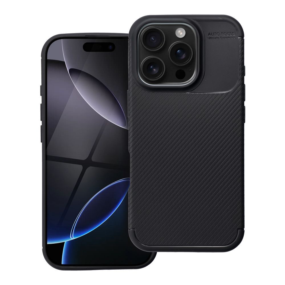 Kryt Case for iPhone 16 PRO Carbon Premium čierny