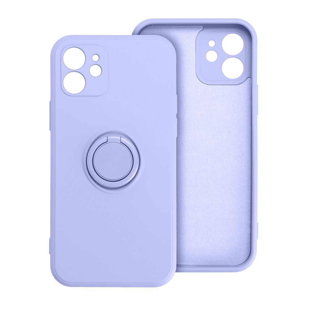 Puzdro SILICONE RING pre IPHONE 16 Pro fialové