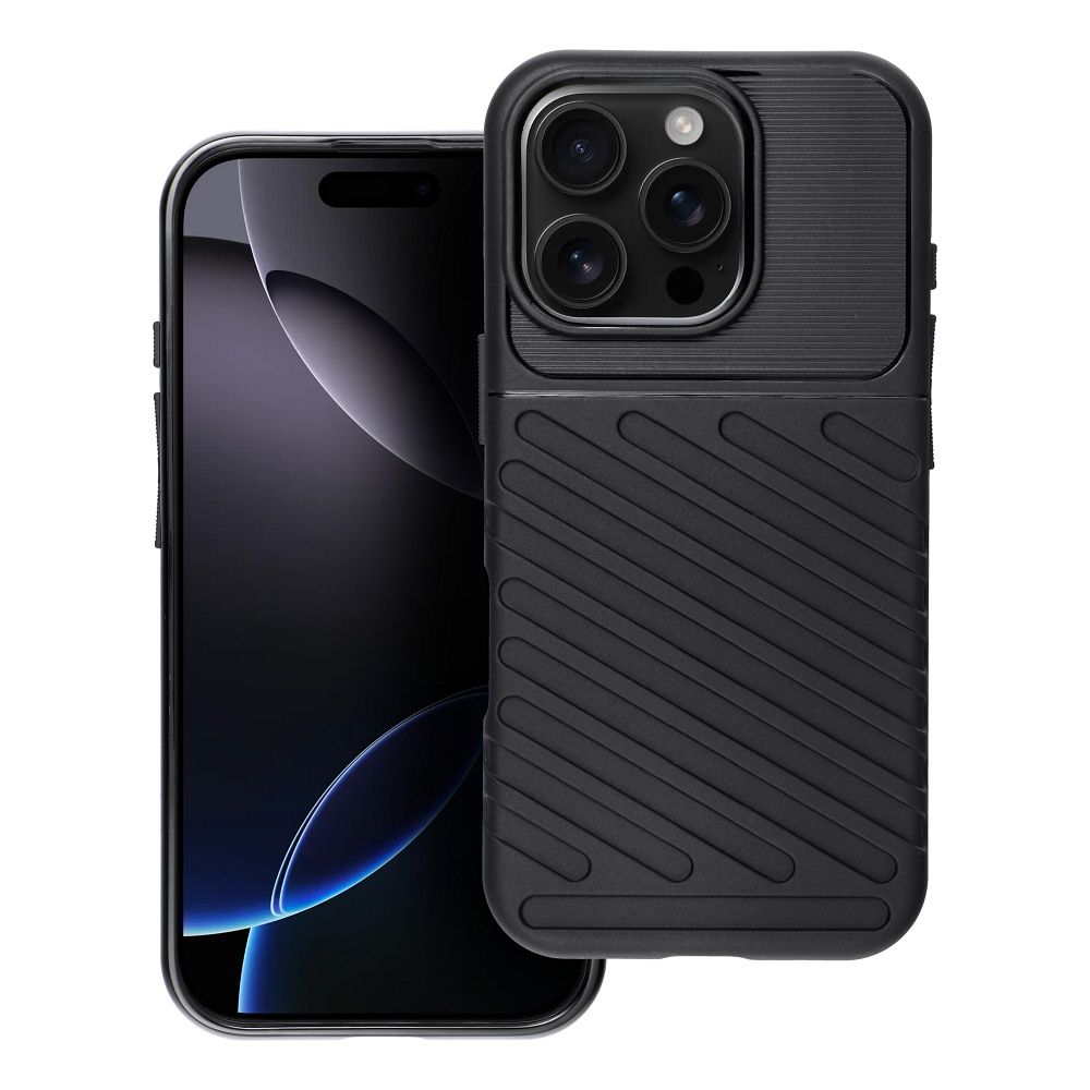 Puzdro Case for iPhone 16 PRO Thunder čierne