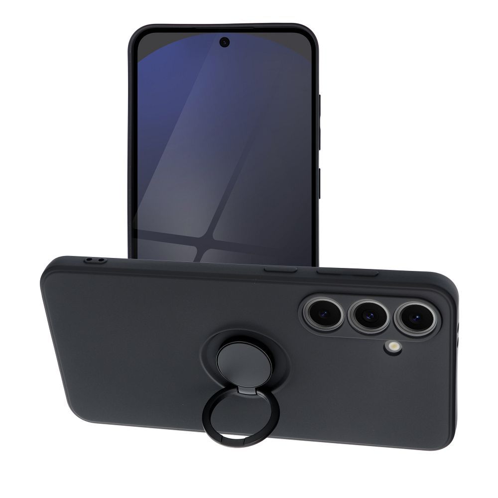 Puzdro SILICONE RING pre SAMSUNG S24 FE čierne