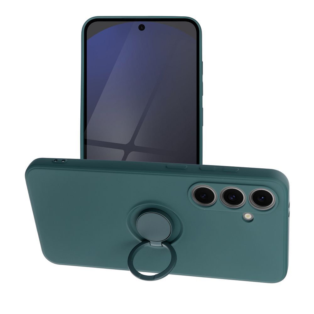 Puzdro SILICONE RING pre SAMSUNG S24 FE zelené