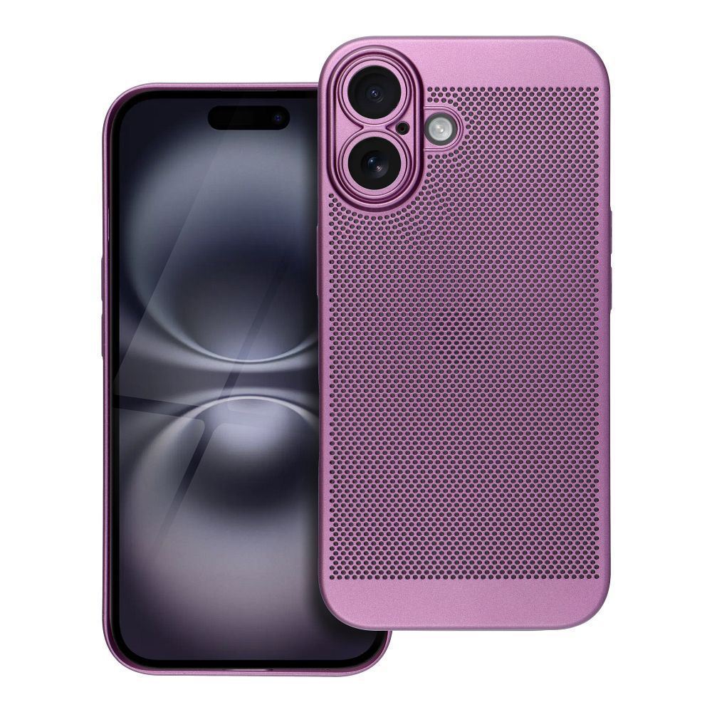 Štýlový kryt Case pre iPhone 16 Breezy fialový