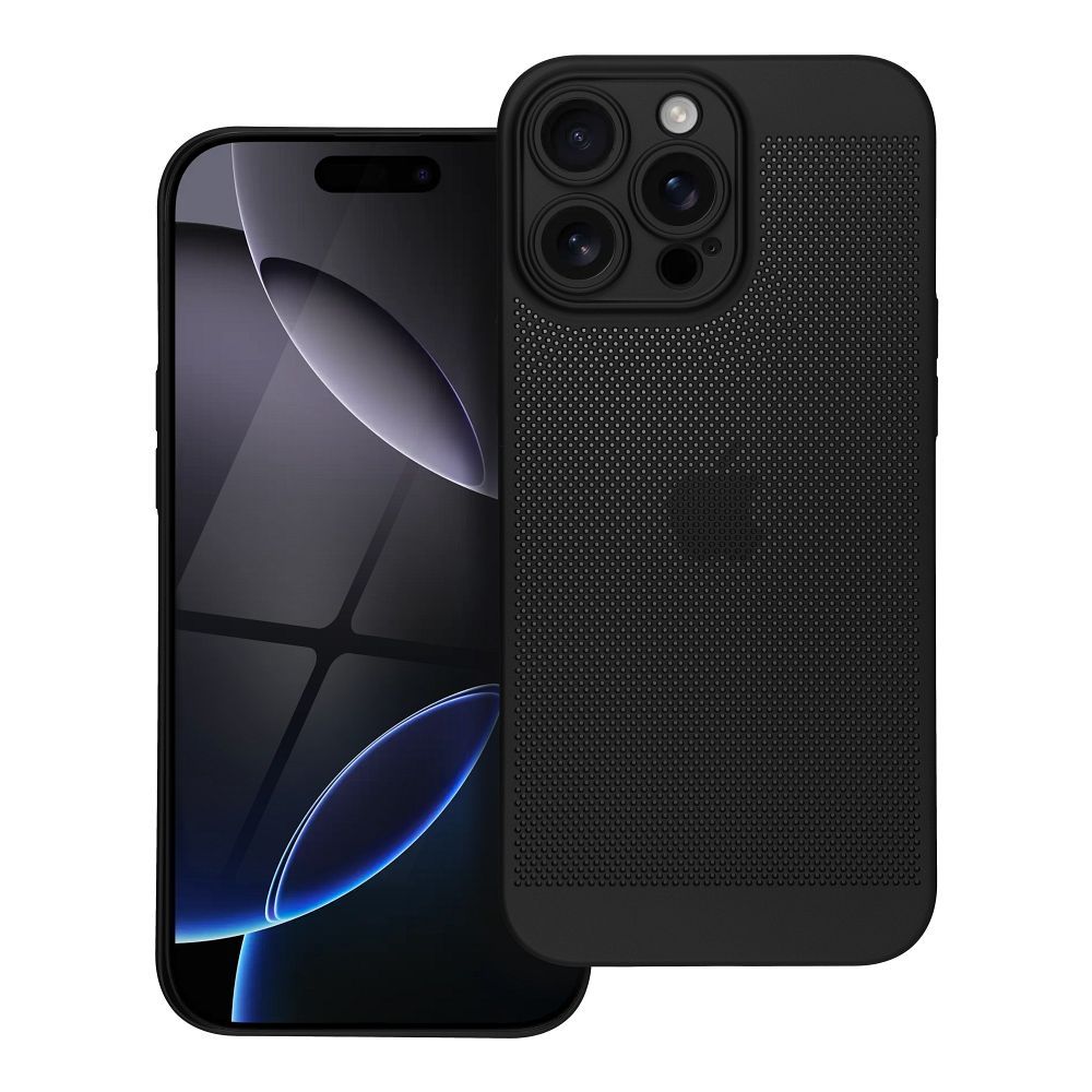 Štýlový kryt BREEZY case pre IPHONE 16 Pro Max čierny