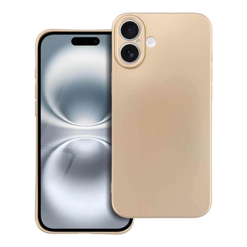 Elegantné puzdro METALLIC Case pre IPHONE 16 Plus Plus zlaté