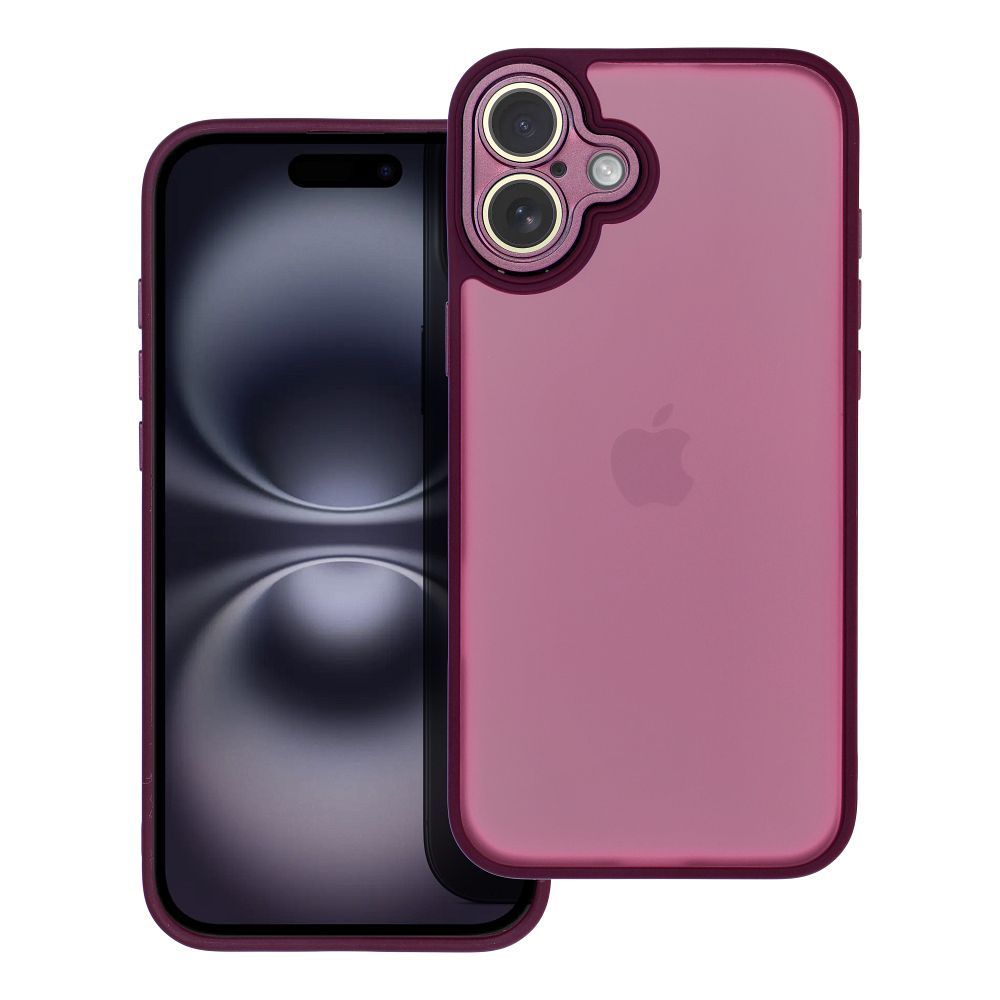 Farebný kryt VARIETE Case pre IPHONE 16 Plus fialový