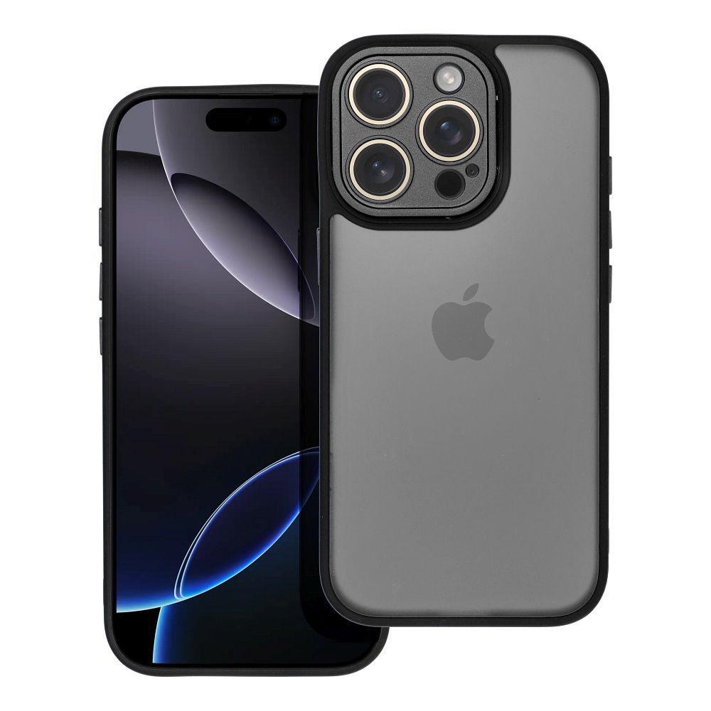 Farebný kryt VARIETE Case pre IPHONE 16 Pro čierny