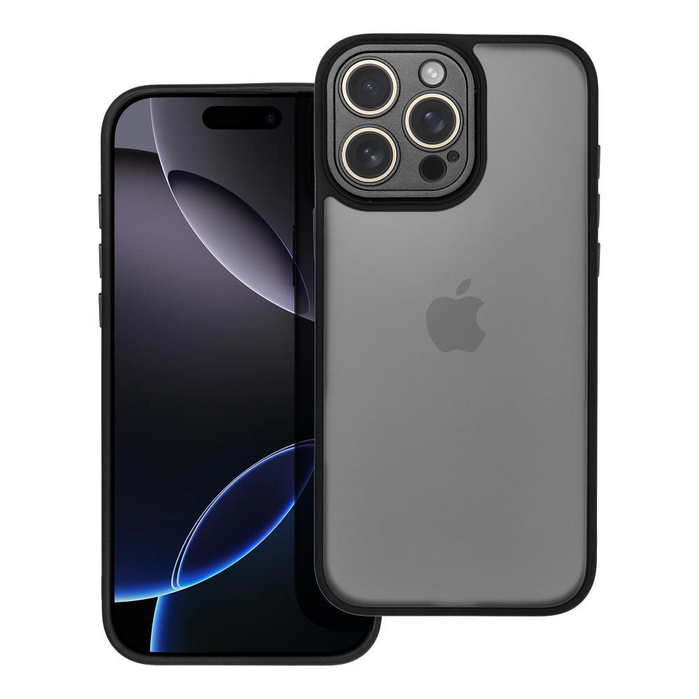 Farebný kryt VARIETE Case pre IPHONE 16 Pro Max čierny
