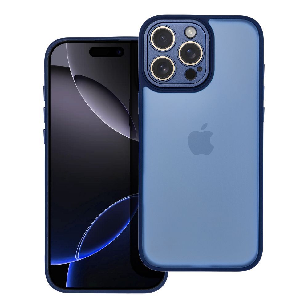 Farebný kryt VARIETE Case pre IPHONE 16 Pro Max modrý