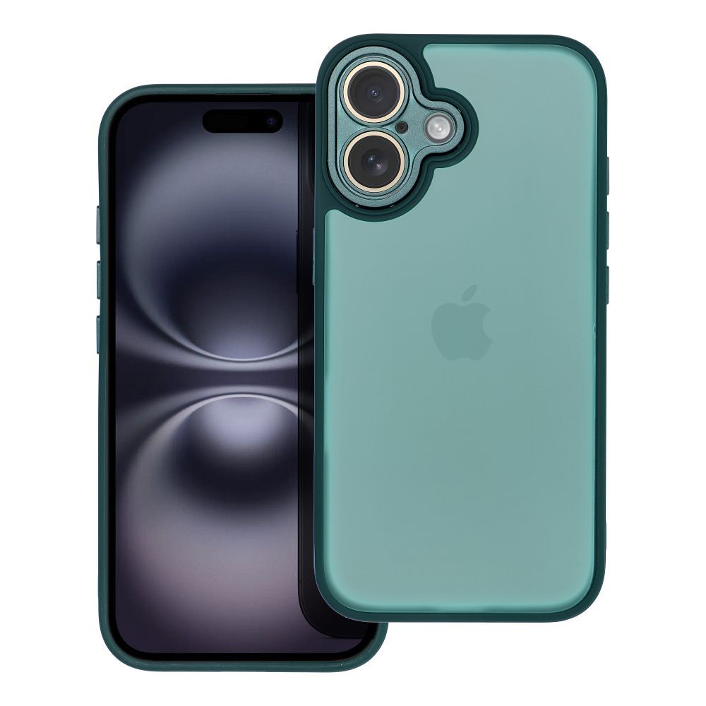 Farebný kryt Case pre iPhone 16 Variete zelený