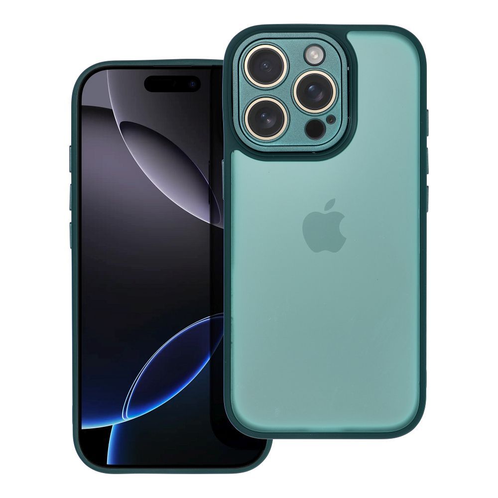 Farebný kryt VARIETE Case pre IPHONE 16 Pro zelený